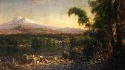 Frederic Edwin Church Figures in an Ecuadorian Landscape oil